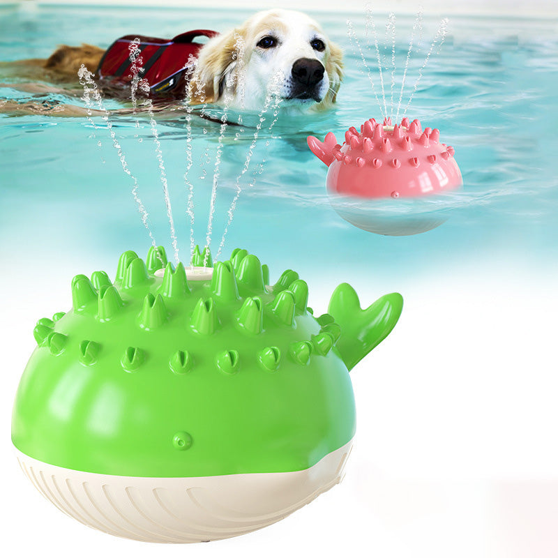 Juguete Flotante Eléctrico con Rociador de Agua para Perros